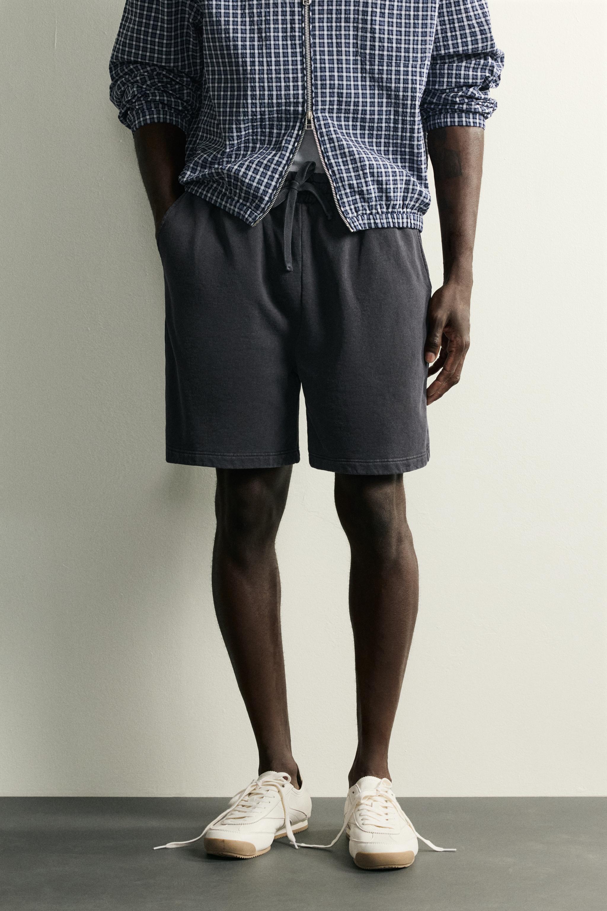 BASIC WASHED SWEATSHORTS